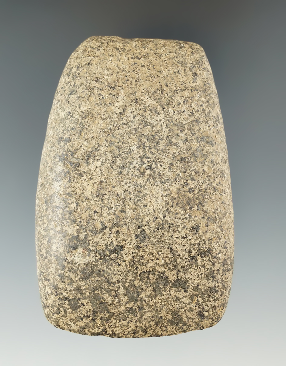 3" Granite Celt that is nicely styled, found in Clermont Co., Ohio.