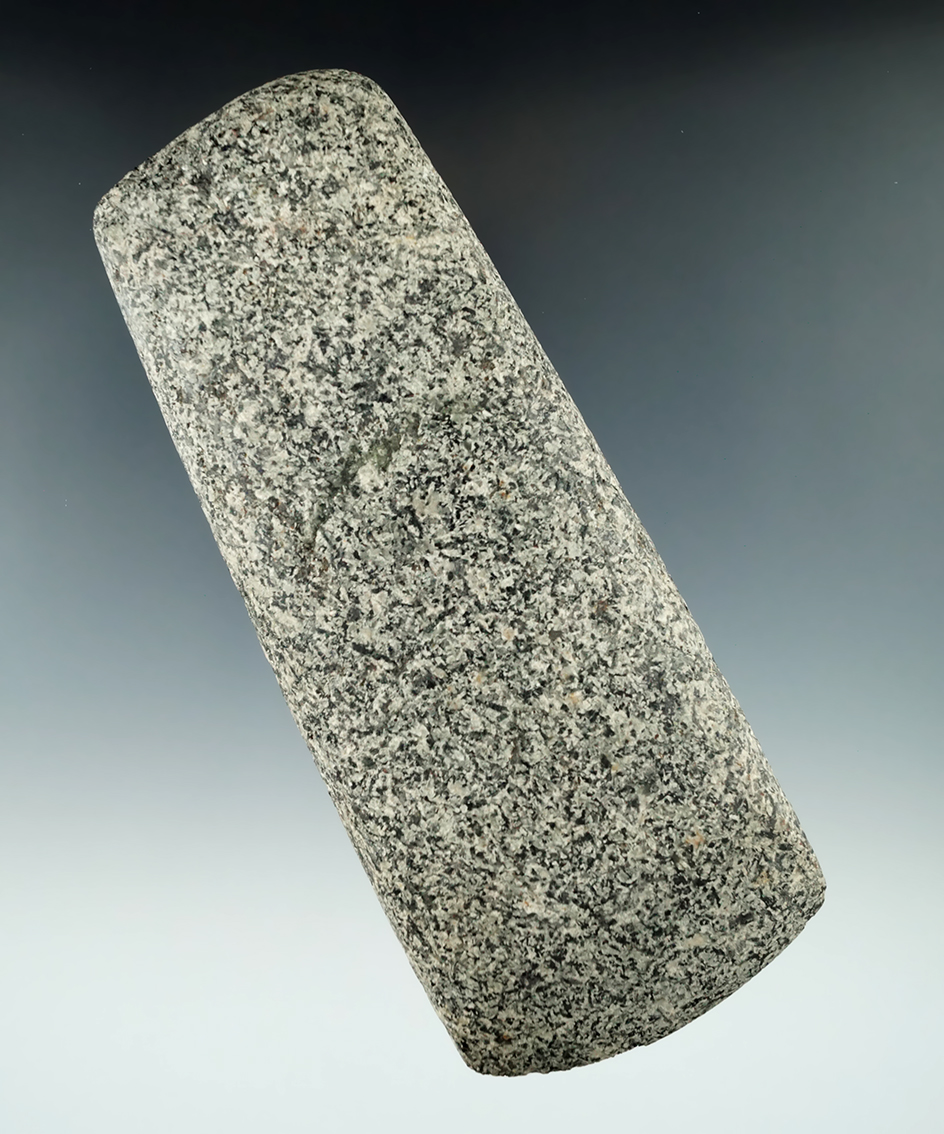 5 5/8" Hopewell Celt in excellent condition made from nice speckled granite - Pickaway Co., Ohio.