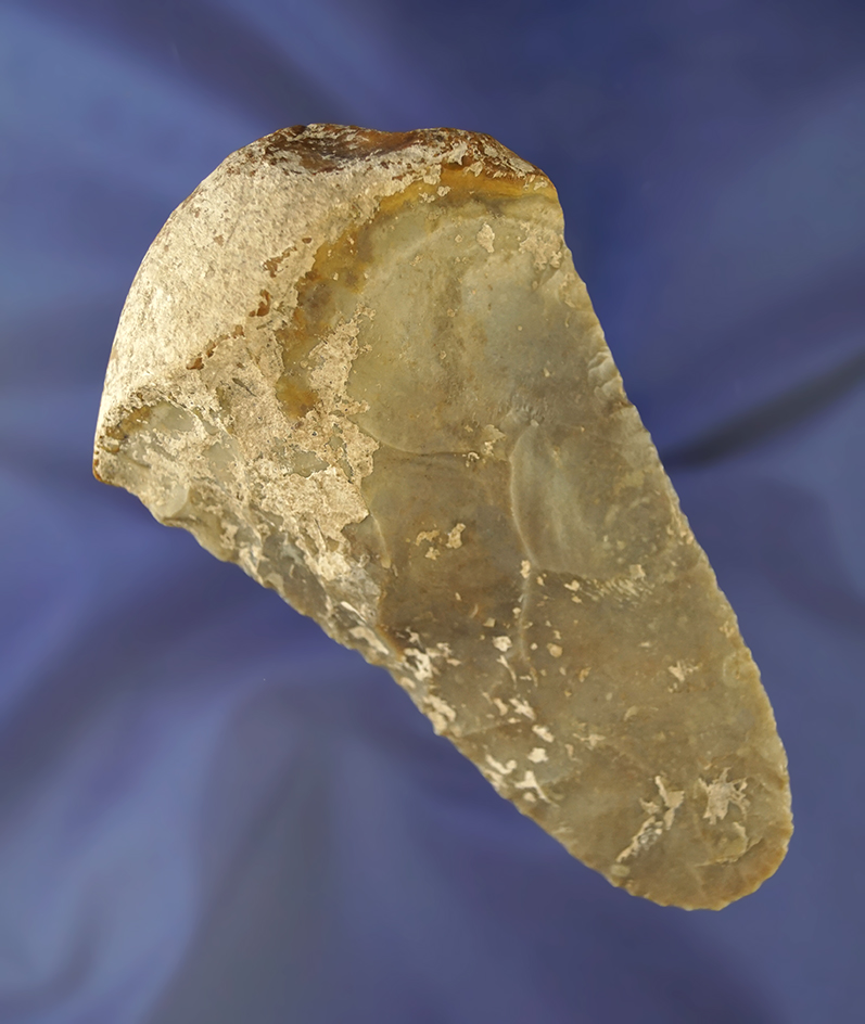 Classic style 5 1/16" Kerrville Knife with nice deposits on surfacefound in Texas.