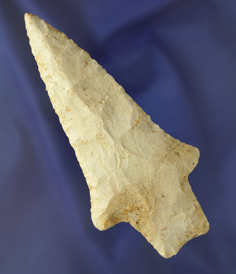 4 3/4" Dickson Adena made from Burlington Chert found in Missouri/Illinois.