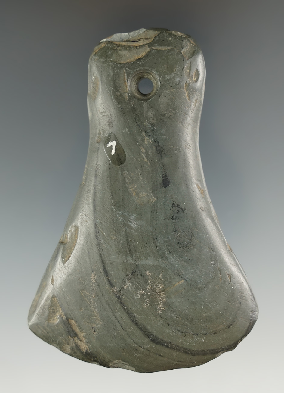 3 1/2" Hopewell Eclectic Pendantfound near Columbus Grove in Pleasant Twp., Putnam Co., Ohio.