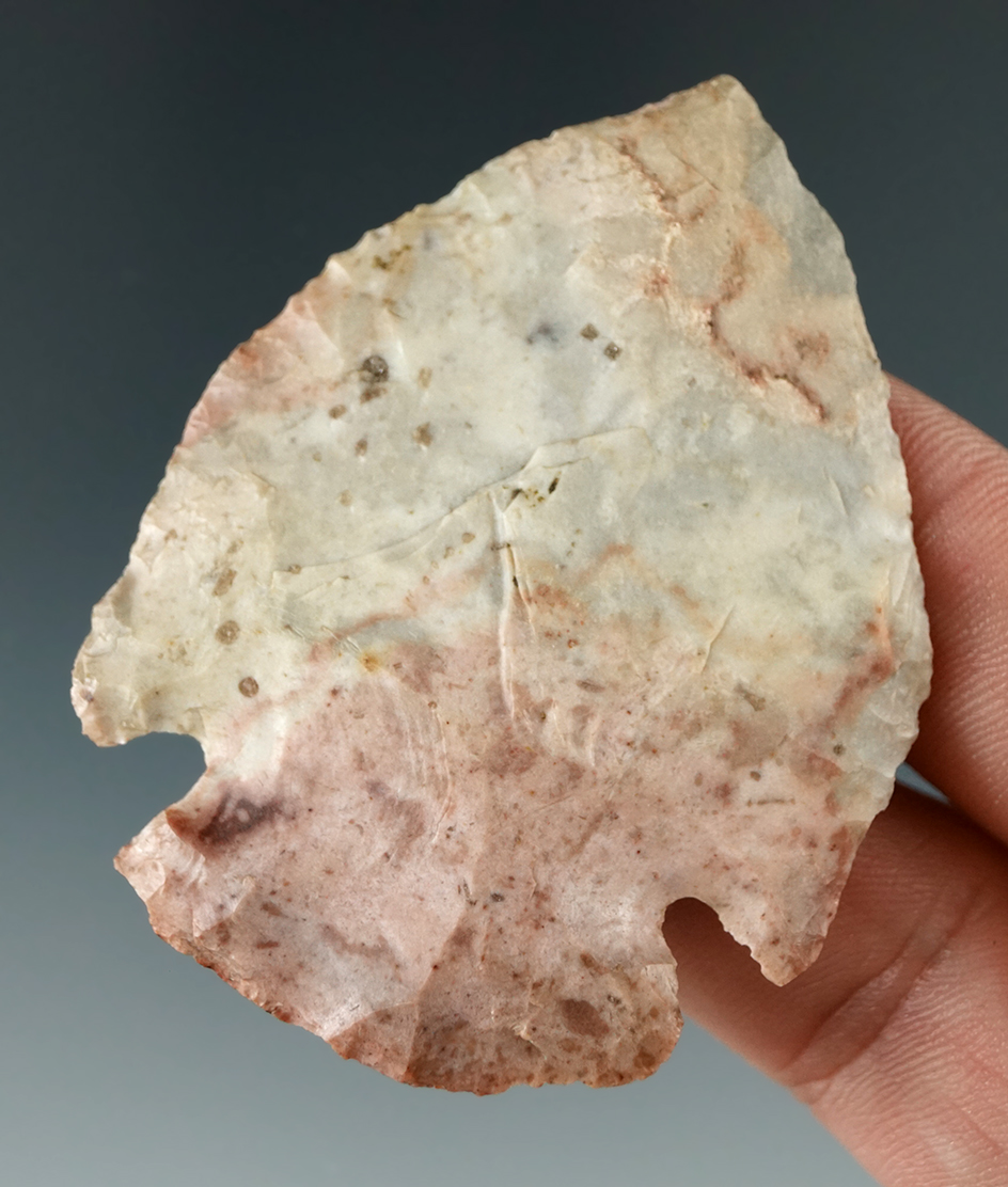 2 1/4" Pentagonal made from attractive material found in Missouri.
