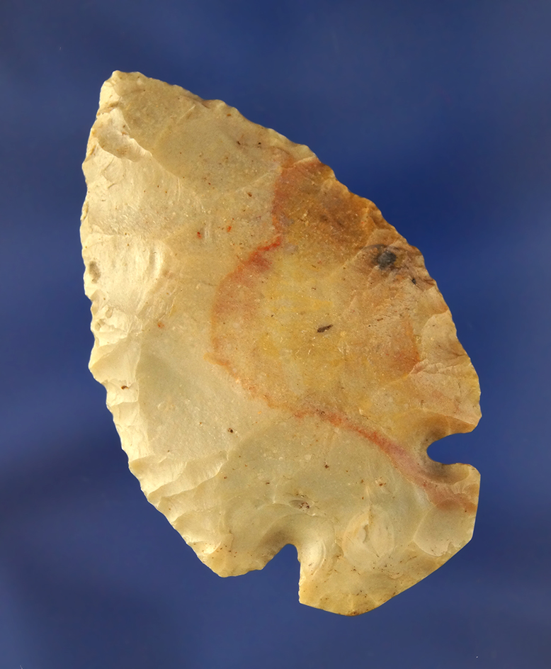 2 5/8" Dovetail made from beautiful Carter Cave Flint and found in Marion Co., Ohio.