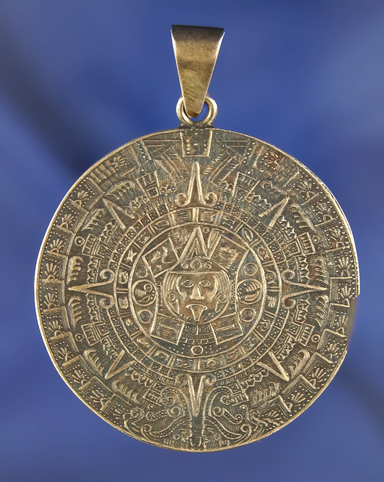 Very ornate 2" diameter Pendant (no chain).