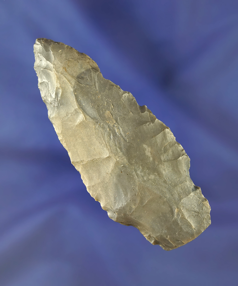 3 7/16" Hornstone Adena found in Ohio from the Earl Townsend collection.