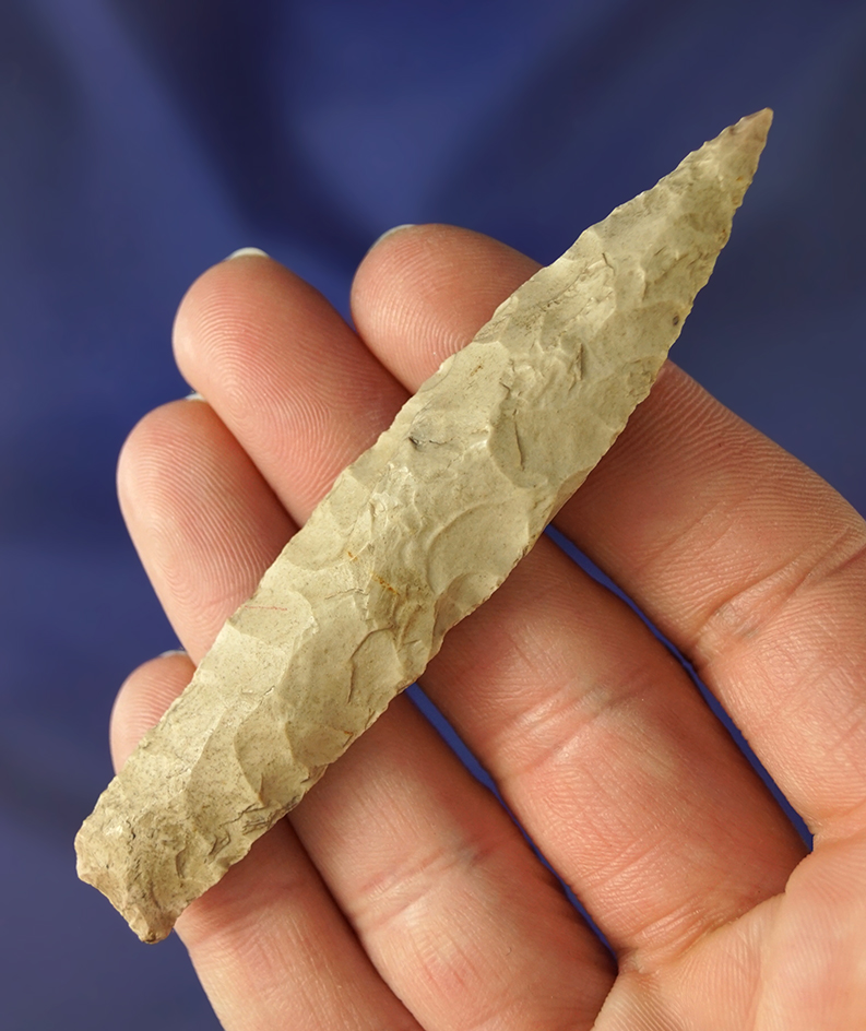 3 1/2" Nebo Hill Lanceolate found in Missouri.