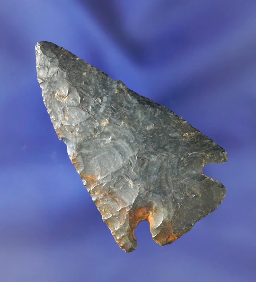 2 1/4" Archaic Corner Notch found in Licking Co., Ohio.