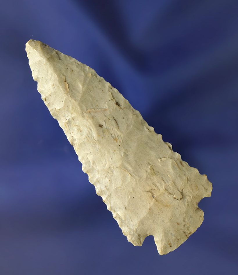 2 5/8" Micro-Notch Point found in Mahoning Co., Ohio.  Ex. Hendricks.