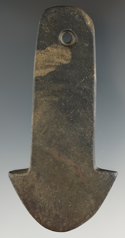 4 3/16" Adena Anchor Pendant found in Delaware Co., Ohio. Davis COA.