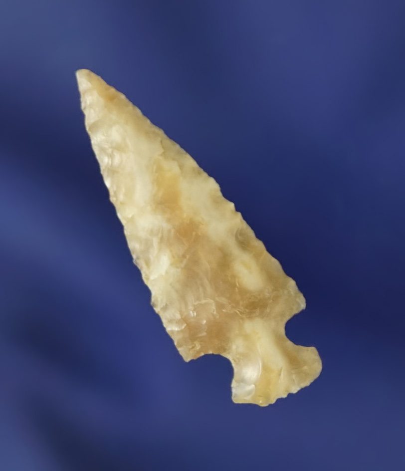 1 and 1/8" Rose Springs made from attractive mottled semi translucent material. Columbia River.