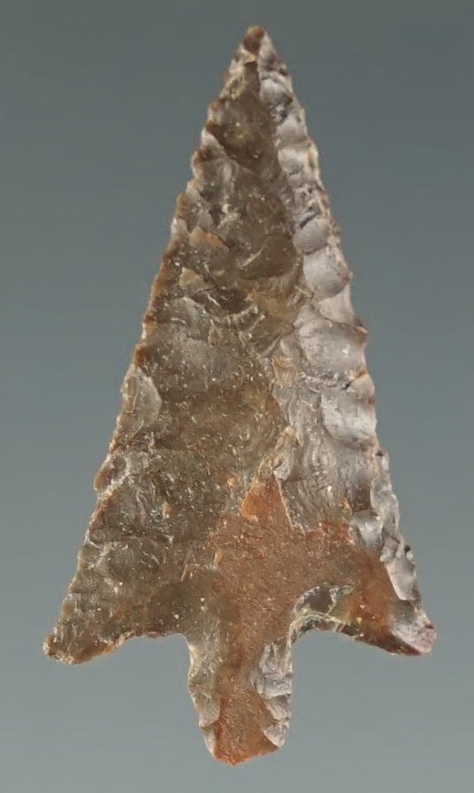 1" Wallula made from brown Agate. Found near the Columbia River, Oregon.