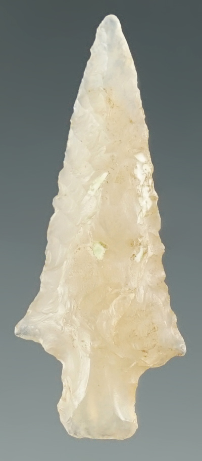 1 1/4" Wallula made from translucent clear Agate. Found near the Columbia River, Oregon.