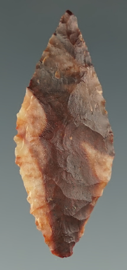 1 1/2" Cascade Leaf made from yellow and brown Agate. Found near the Columbia River, Oregon.