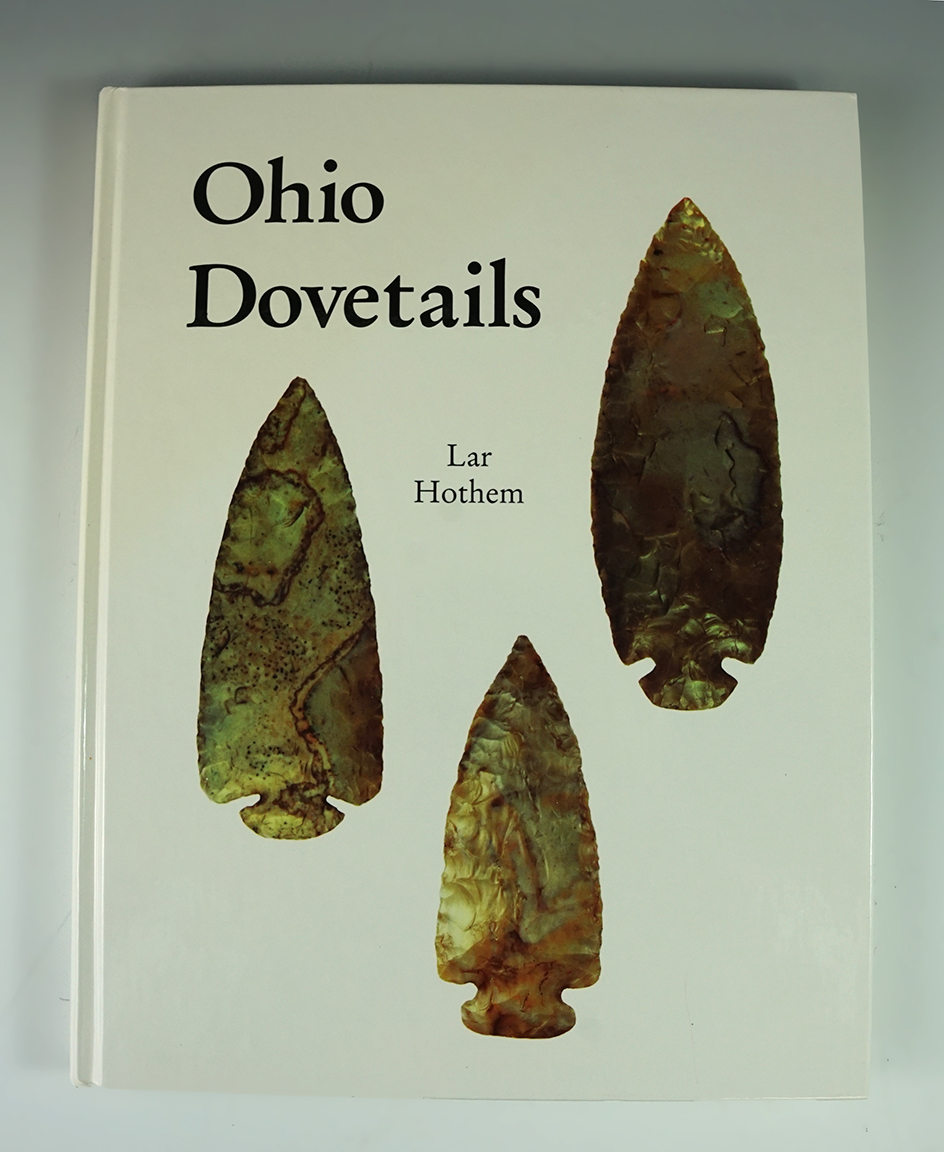 Hardcover book: Ohio Dovetails by Lar Hothem. 175 pages, like new condition. Black-and-white photos.