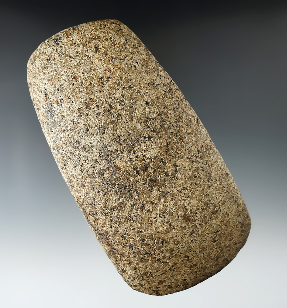 5 1/2"Hopewell Square End Celt. Great form and overall workmanship. Found in Licking Co., Ohio.