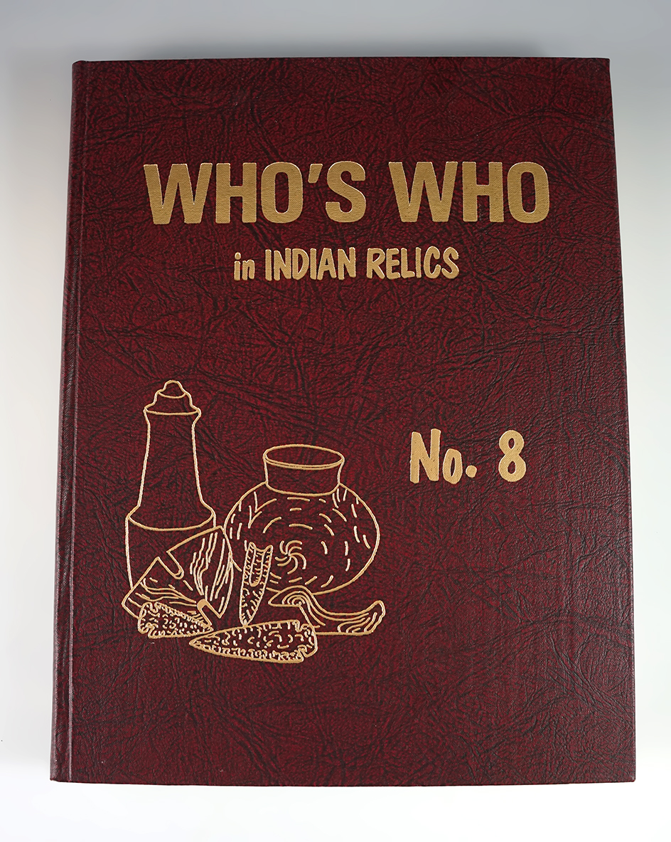 Hardcover book: Who's Who in Indian Relics #8, first edition, 1992. In like new condition.