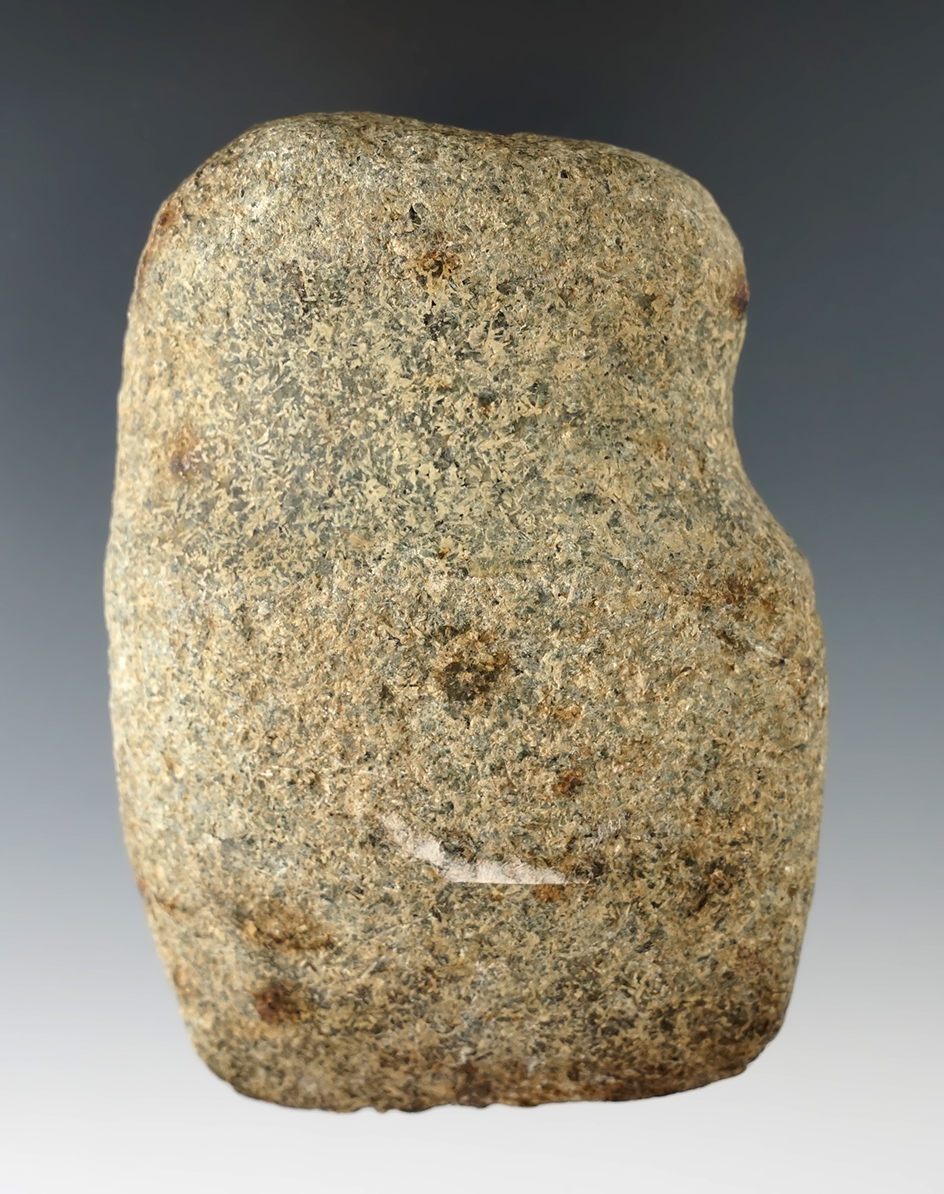 3 13/16" Long 3/4 Grooved Axe found in Henry Co., Ohio.