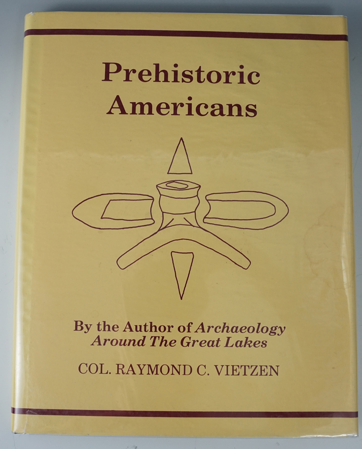 Hardback Book: "Prehistoric Americans" by Col. Raymond C. Vietzen.