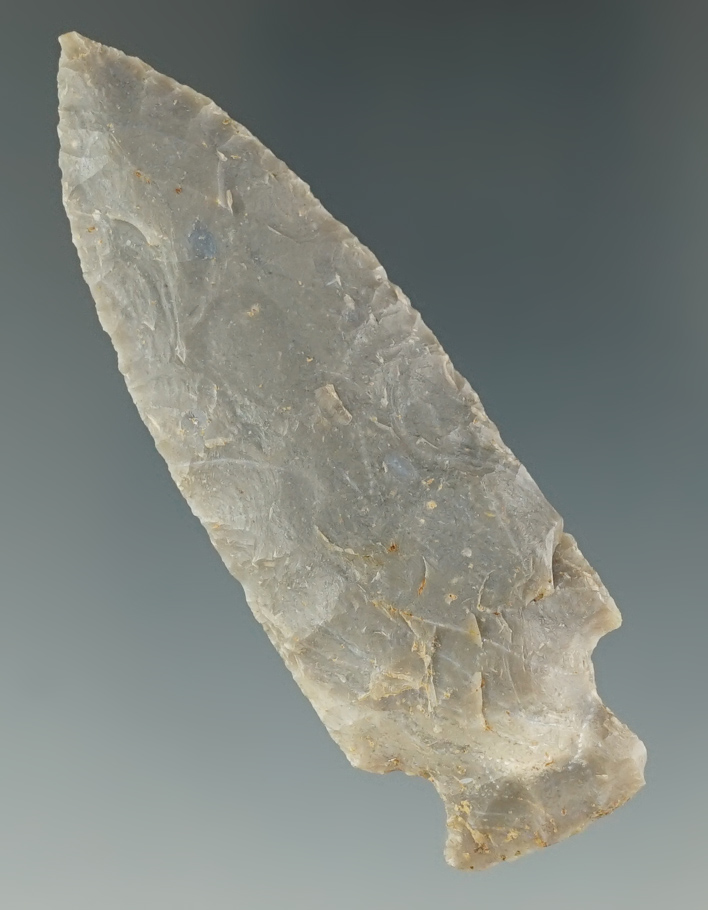 Well styled 2 5/8" Cornernotch Dart Point found in Todd Co., Kentucky.