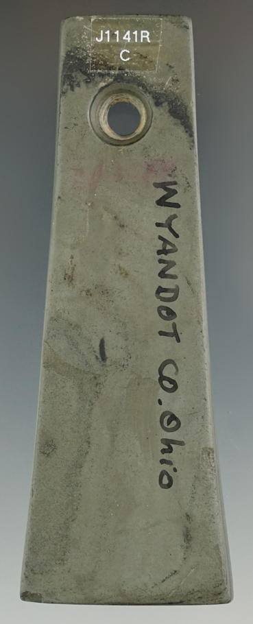 4" Classic Bell Pendant with great form and workmanship, found in Wyandot Co., Ohio.