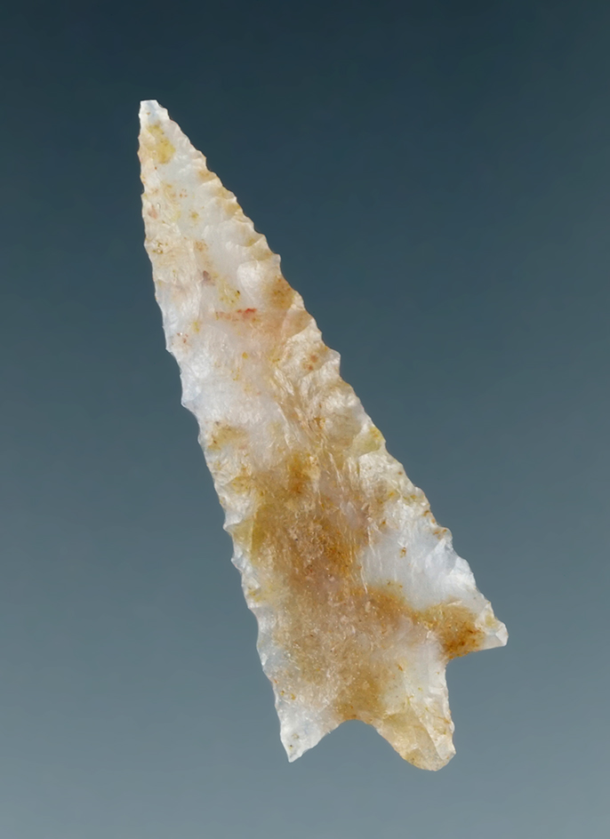 Excellent craftsmanship on this 1 1/2" Rabbit Island. Semi translucent Agate. Columbia River.