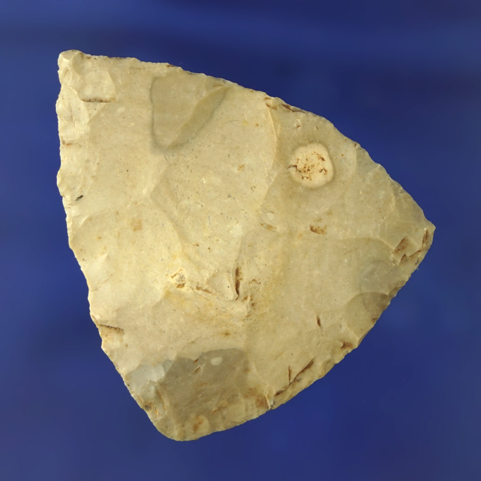 2 1/8" Triangular Knife found in Texas.