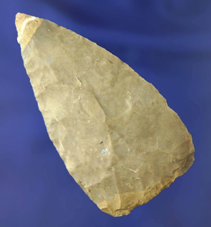 3 3/8" Flint Blade found in Coryell County Texas.