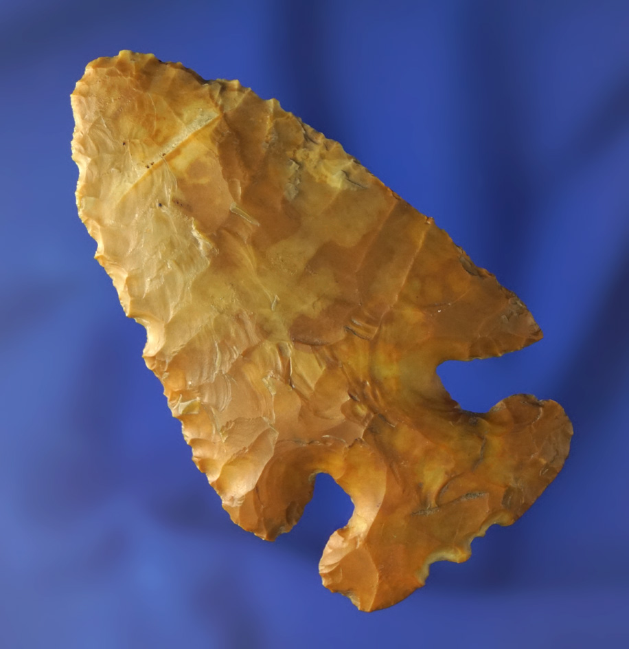 Heavily patinated 2 5/8" Thebes found in Ross County Ohio.