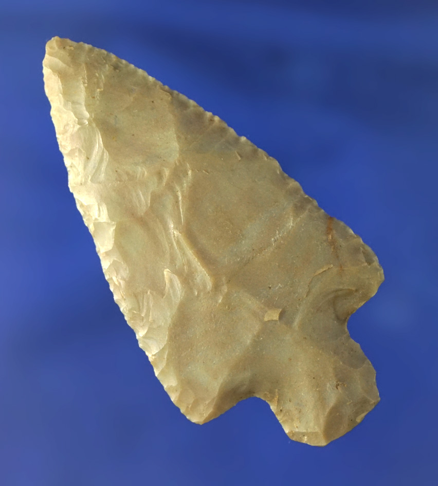 2 7/16" nicely styled Archaic Stemmed Point found in Ohio.