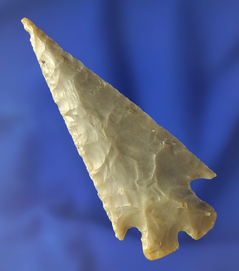 Thin and excellent style on this 2 15/16" Montell - high-quality Edwards Plateau Flint - Texas.