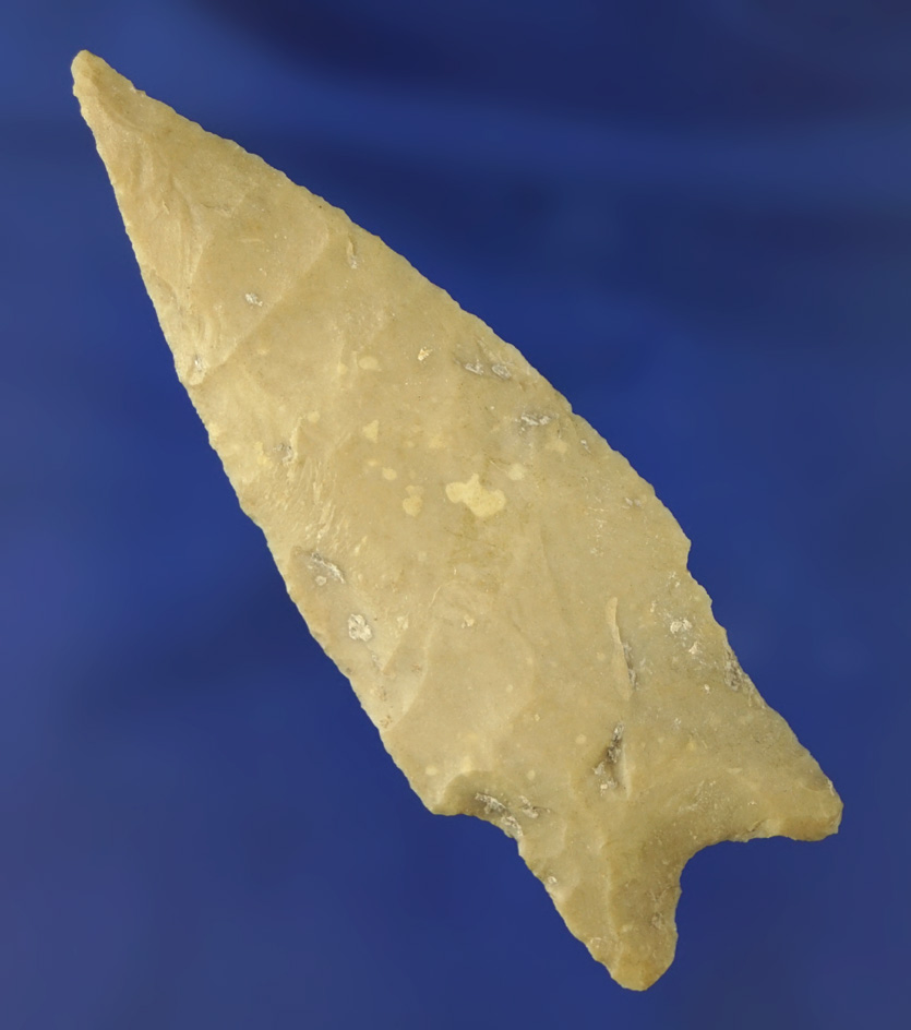 3 1/16" Pedernales point found in Texas. Ex. Wallace Culpepper, Ferrell collection.