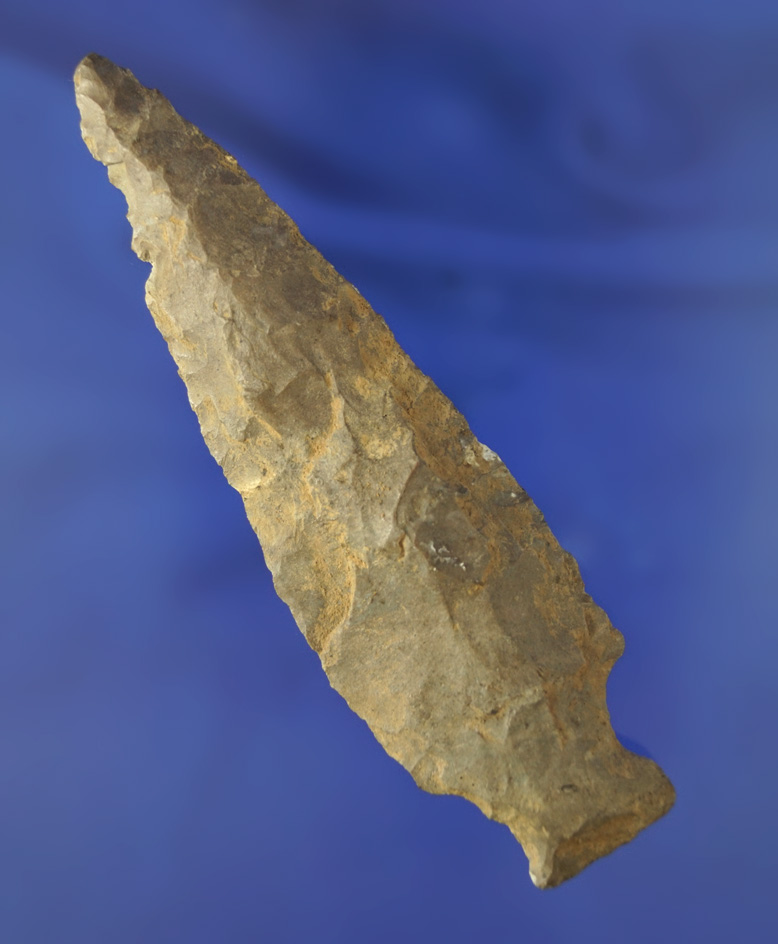 Heavily patinated 4 3/8" Ashtabula Knife found in Estill County Kentucky.