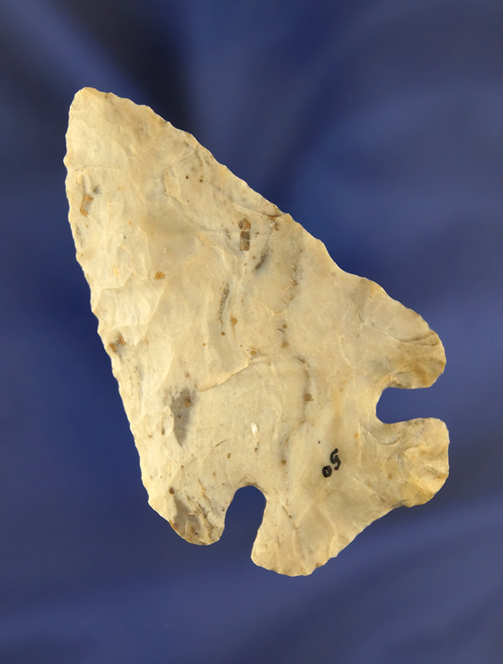 3" Archaic Bevel made from Upper Mercer Flint. Found in Coshocton Co., Ohio.