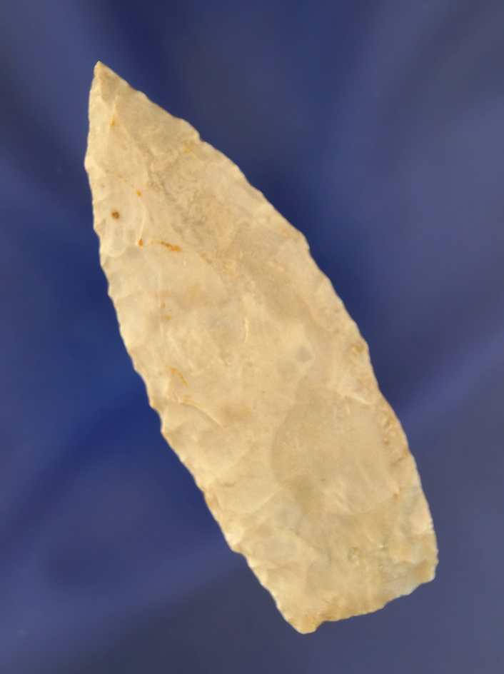 3 1/8" Paleo Lanceolate. Found in northern Ashland Co., Ohio.