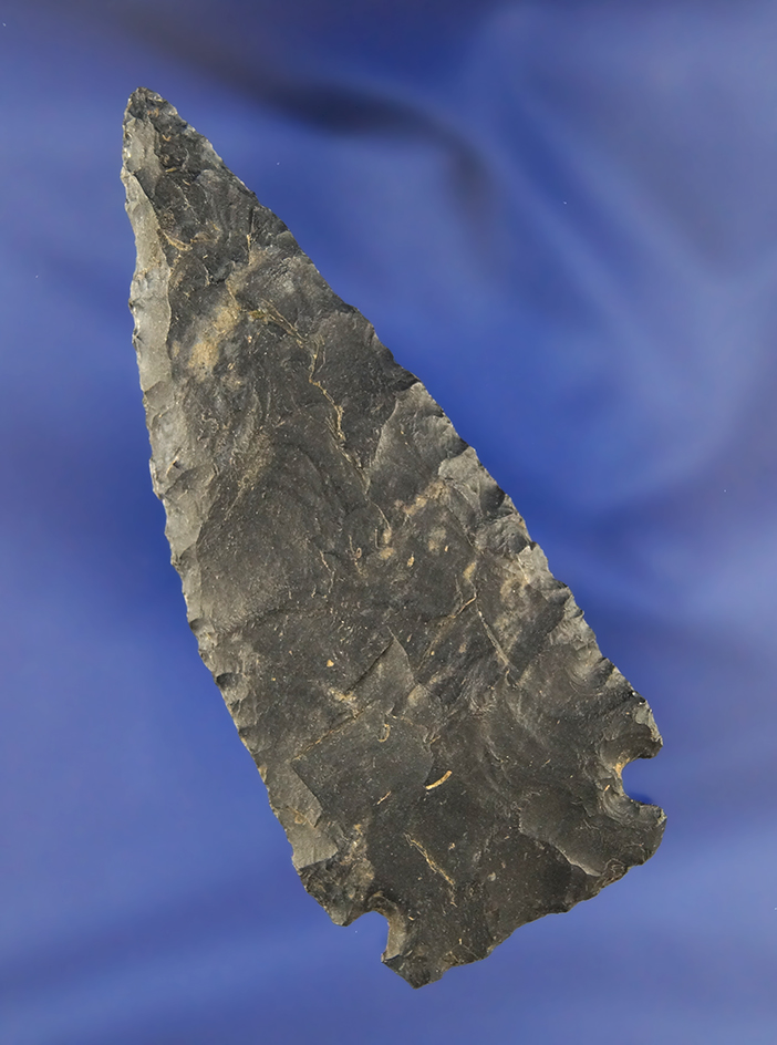 3 7/16" Cornernotch found in Knox Co., Ohio.