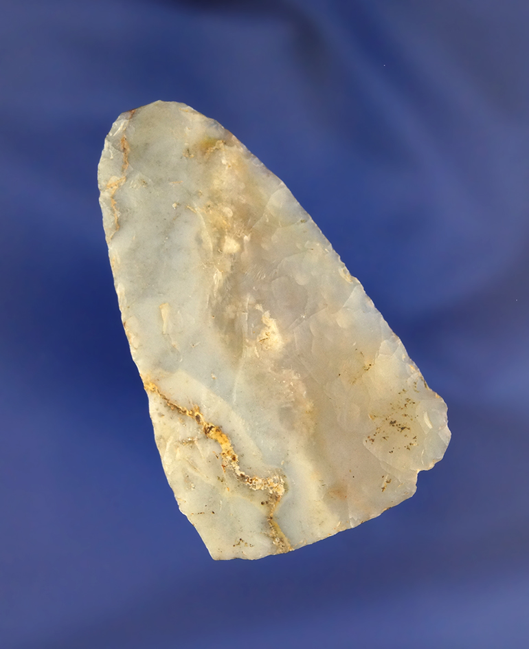 2 3/16" Flint Ridge Leaf Knife found in Coshocton Co., Ohio.