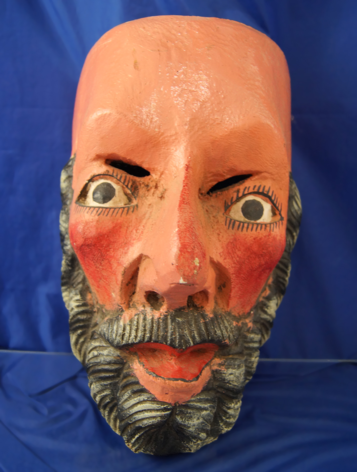 Hand carved wooden mask