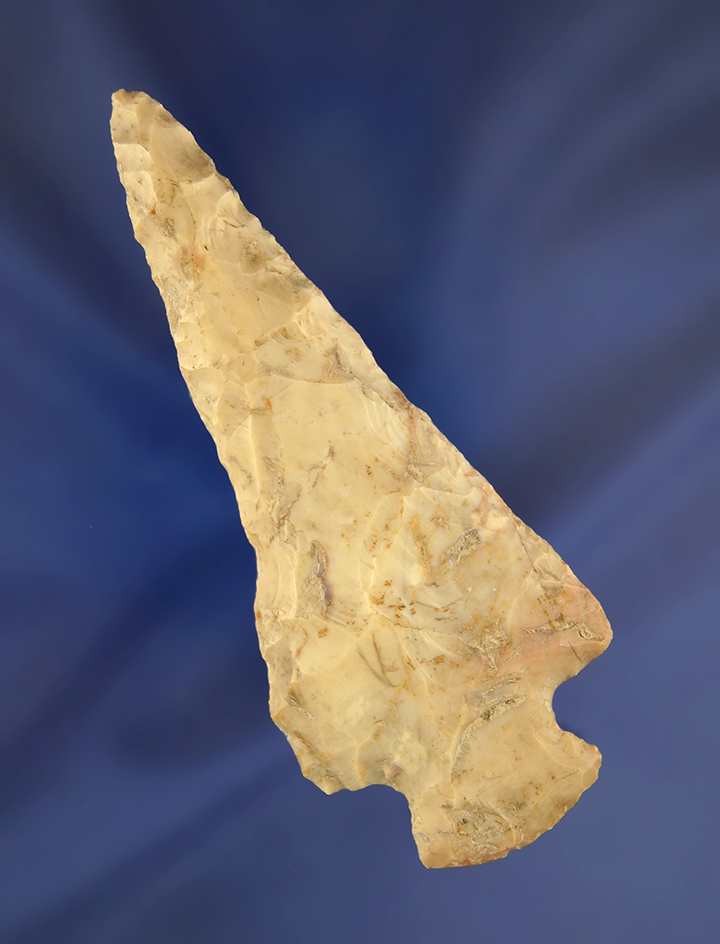 3 15/16" Flint Ridge Flint Knife. Found in northern Ashland Co., Ohio.