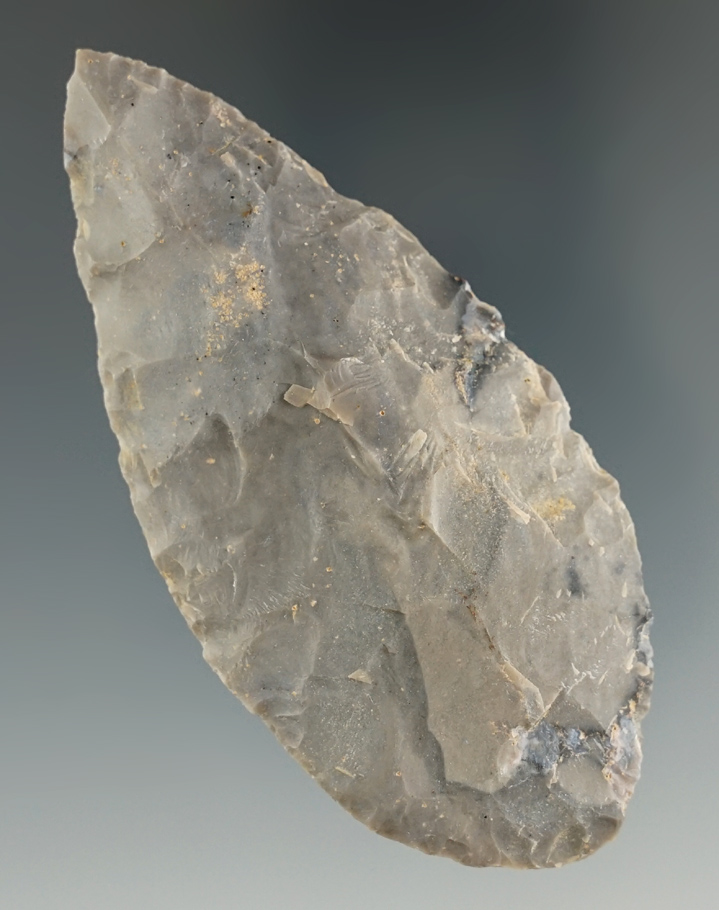 3 3/16" Adena Blade from the Lyons Cache found in Greene Co., Indiana.