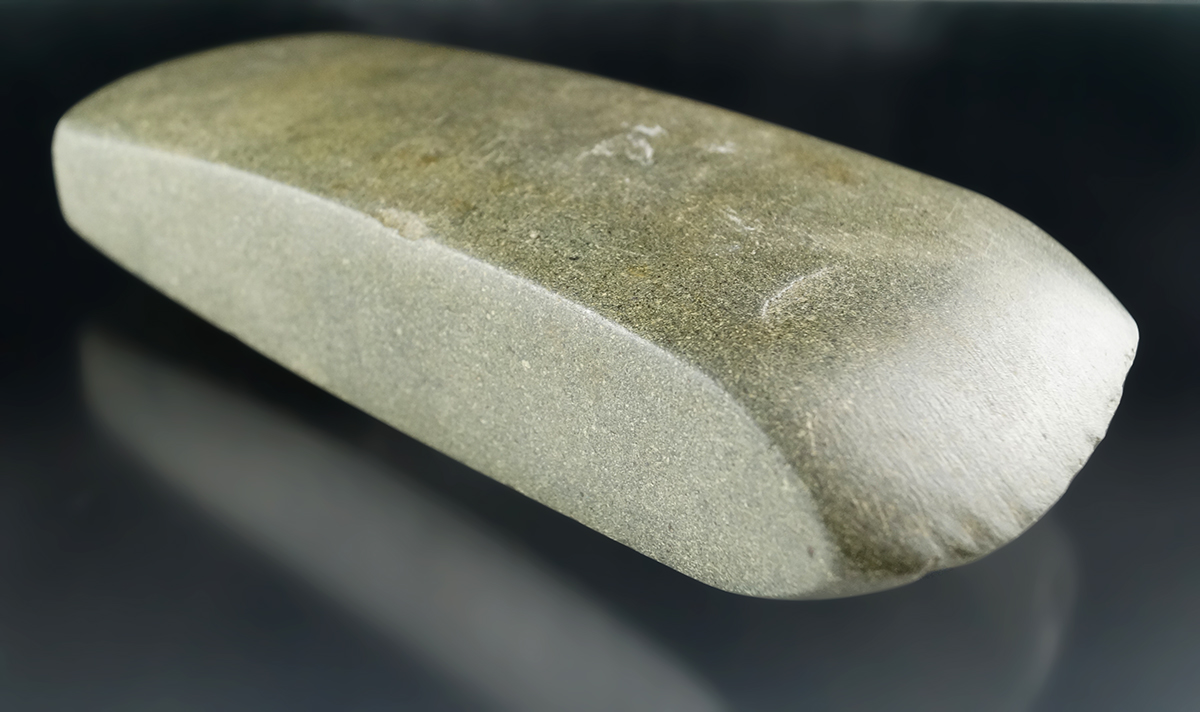 6" Long x 2 3/4" Wide dense polished hardstone Pre-Columbian Tirona Culture Celt  - Columbia.