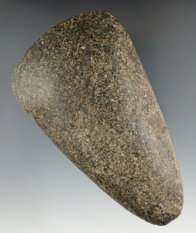 5 1/8" Adena Tapered Poll Celt found in Ohio in excellent condition. Ex. Steve Olenick, Ed Stevens