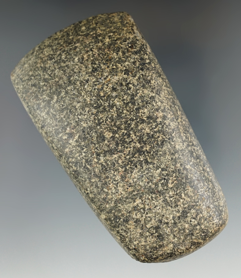 Nicely polished 4 3/16" granite Celt found in Ashland County Ohio in very nice condition.