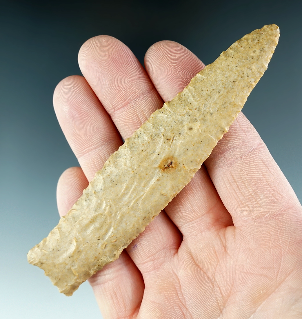 4 7/16" Archaic Knife found in Central Texas. Comes with a Rogers COA.