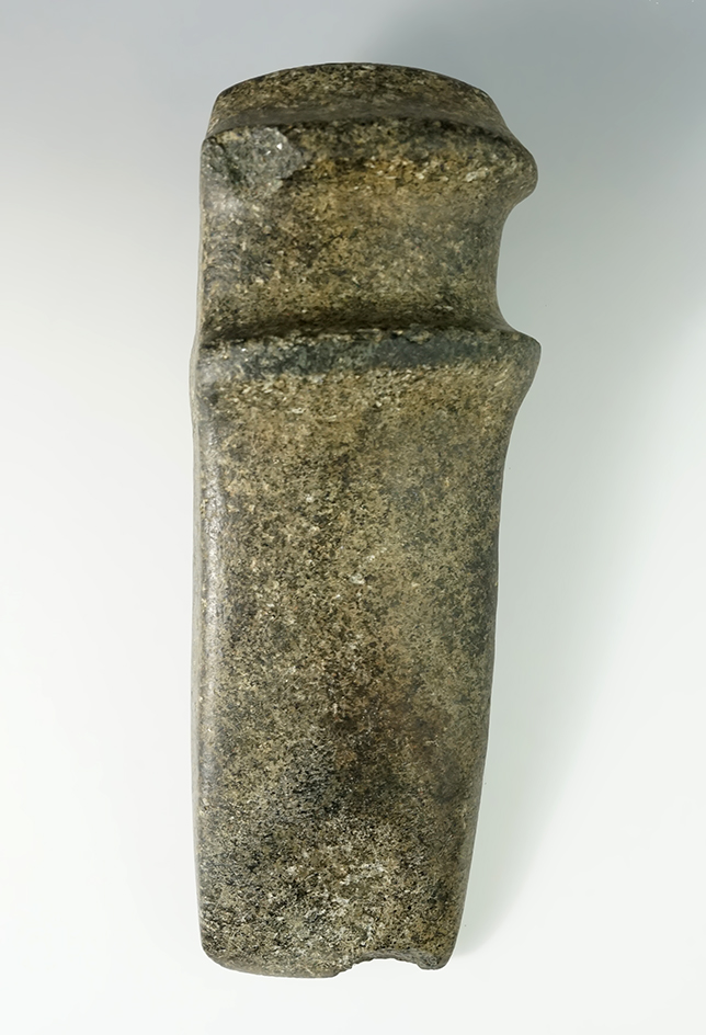 Simply massive! 9 7/8" highly stylized raised Ridge 3/4 Groove Axe found in Brown Co., Ohio.