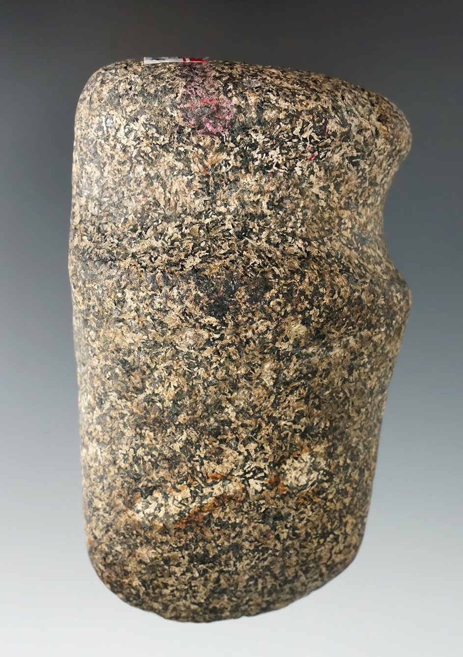 3 5/8" Well-defined 3/4 Grooved Axe found in Auglaize Co., Ohio.