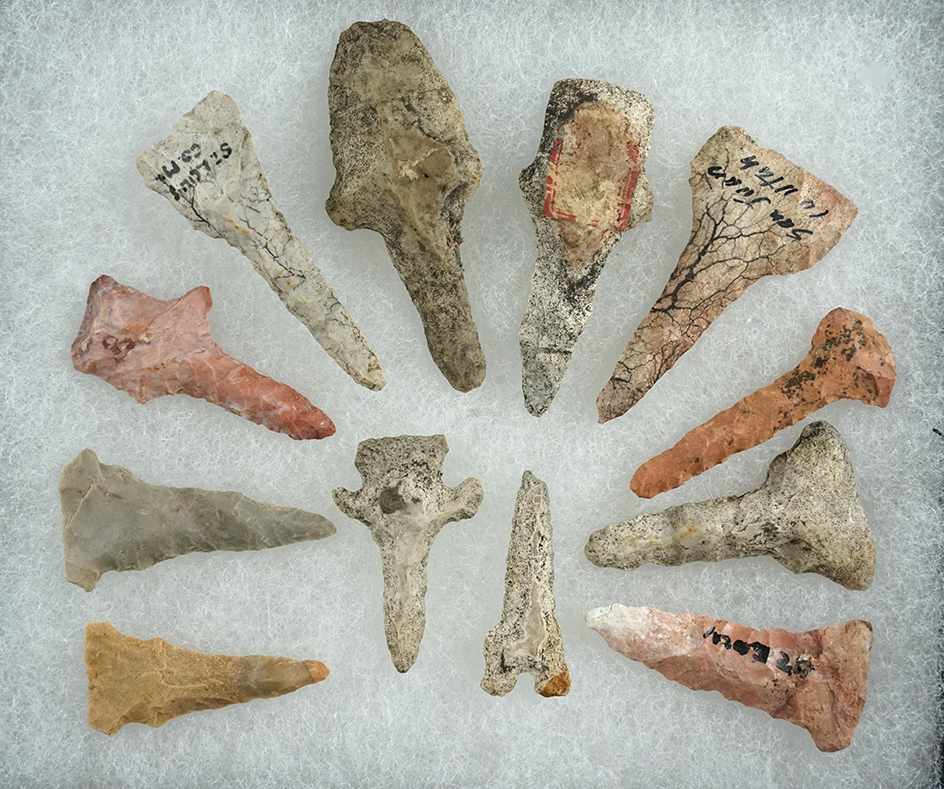 12 drills various states. Largest is 2 5/16".