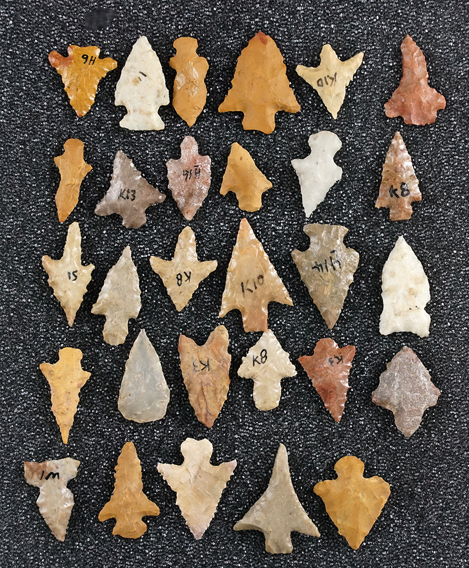 30 Central Texas points. Largest is 1 1/16".