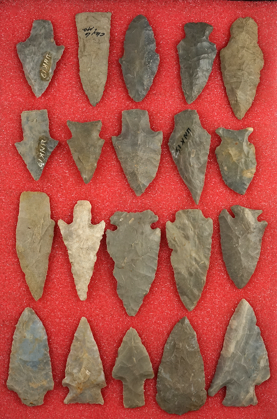 group of 20 points, mostly from Union Co., Kentucky and a few from Missouri. Ex. Bill Morano.