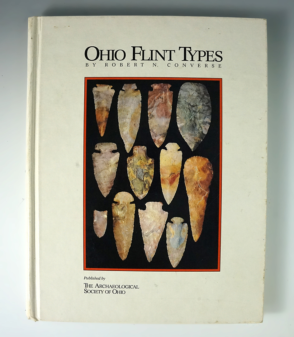 Hardcover book: " Ohio Fint Types" by Robert Converse.