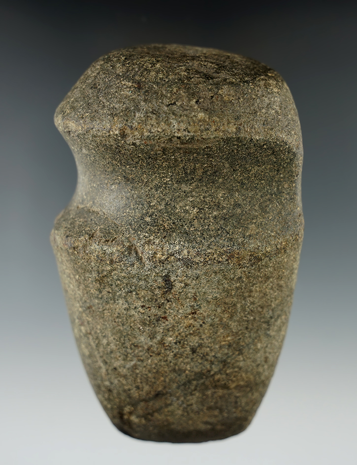 4 1/2" long 3/4 grooved Axe found in Fayette Co., Ohio.